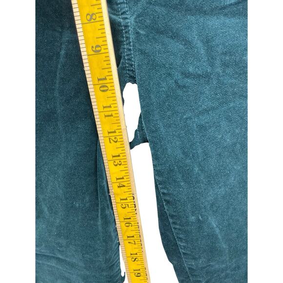 Chicos stretch velvet "Curvy Holiday Size 2- 34 Green - Picture 9 of 15